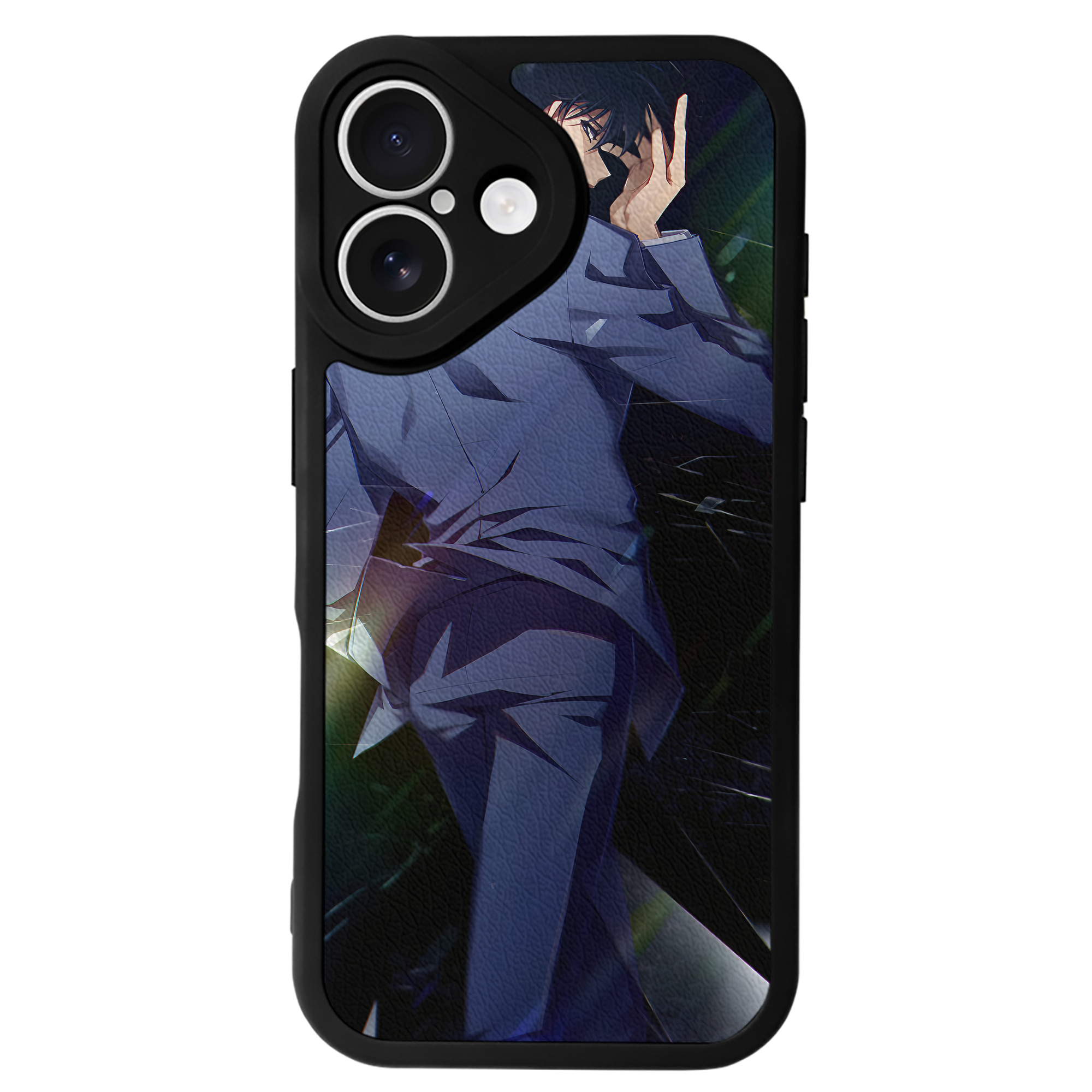 （画像用） 名探偵コナン Detective Conan 【iPhone 16シリーズ対応】シリコンスマホケース（レザー調） 材質：シリコン